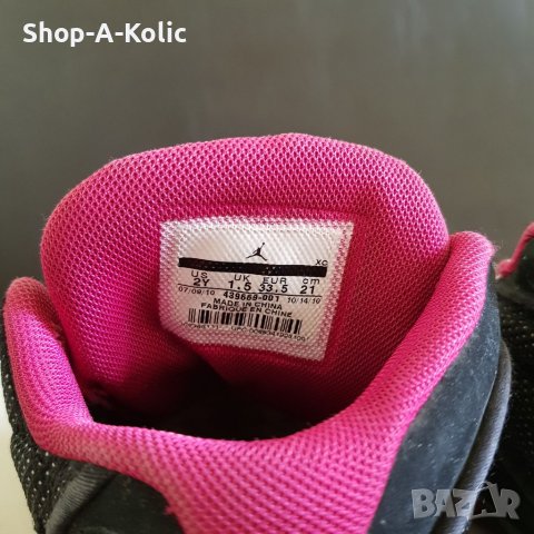 Original Retro Kids' AIR JORDAN 13 XIII 'Hyper Pink' 2010 Black Pink White Basketball Shoes, снимка 6 - Детски маратонки - 38335639