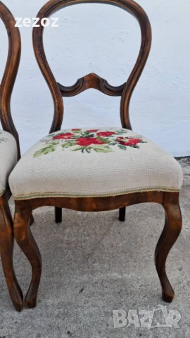 Столове ретро 2бр.№065, снимка 4 - Столове - 50600759