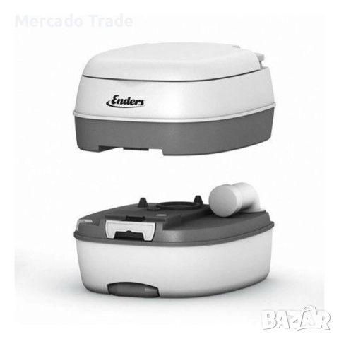 Мобилна химическа къмпинг тоалетна Mercado Trade, Пластмаса, 15л., Бял, снимка 6 - Химически тоалетни - 51552506