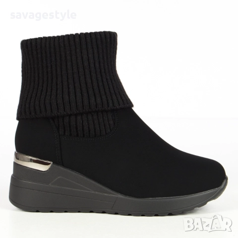 Дамски зимни боти тип чорап 