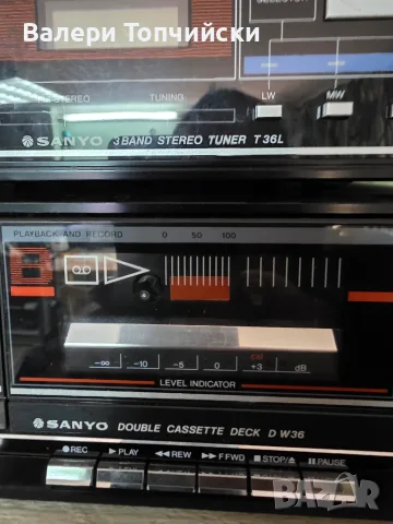 Стерео уредба SANYO, снимка 4 - Аудиосистеми - 56533492