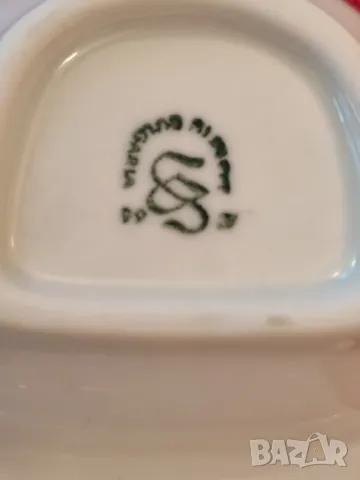 Две ретро солници порцелан,България. , снимка 3 - Антикварни и старинни предмети - 50374269