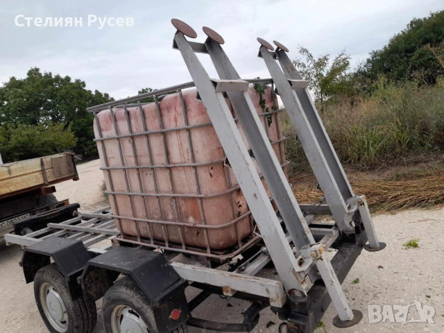 платформа за лек автомобил 300/160см / БЕЗ ДОКУМЕНТИ - цена 3 200лв или 1636,13 евро --- БЕЗ БАРТЕР, снимка 3 - Ремаркета - 52028357