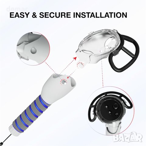 Приставки APEXINNO, аксесоари за ръкохватки на контролера Oculus Quest 3, снимка 4 - Друга електроника - 44216035