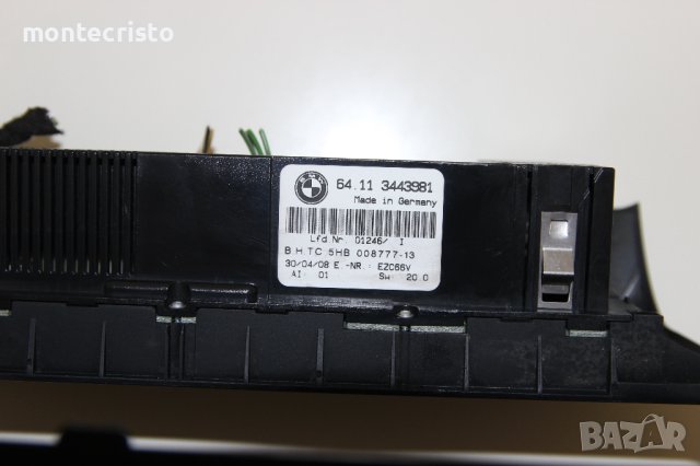 Панел климатроник BMW X3 E83 (2003-2010г.) 64113443981 / 64 11 3443981 / 64.11 3443981, снимка 5 - Части - 44344629