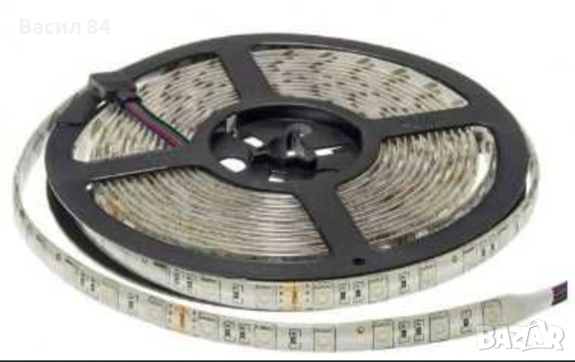 LED лента RGB 5050, IP65, 1m, снимка 2 - Лед осветление - 52674849