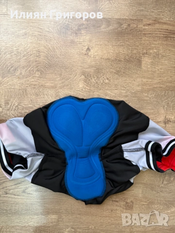 Мъжки колоездачни шорти с подплънка M/L, снимка 2 - Спортни дрехи, екипи - 53315616