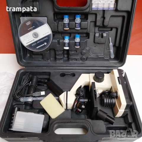 НАЙ ДОБРАТА ОФЕРТА Микроскоп BRESSER Biolux NV 20x-1280x HD USB Камера 