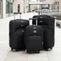 Комплект текстилни куфари 3 броя, снимка 9