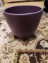 Керамична Кашпа Лилава, снимка 2