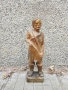 Дърворезва статуетка рибар, снимка 1