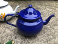 стари малки емайлирани чайници - СОЦ - четири броя, снимка 10