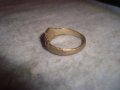СТАРИНЕН САЧАНЕН ПРЪСТЕН с БУКВА - И - РЪЧНА МАЙСТОРСКА ИЗРАБОТКА - САЧАН 27542, снимка 5