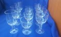 Три вида чаши за концентрат кристални от една серия, снимка 1 - Чаши - 31548885