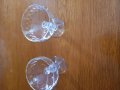 две кристални чаши  за ракия, снимка 2