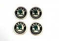 стикери метални за капачки за джанти или тасове за Skoda, снимка 2