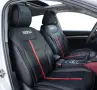 Комфортна подложка за седалка Sparco с червен дизайн, снимка 3