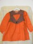 Оранжева рокличка от мек плат, снимка 1 - Детски рокли и поли - 31996612