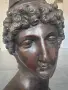 Canova Paris 70см-15кг/голяма бронзова фигура-бюст на Парис/модел Антонио Канова, снимка 7