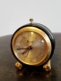 Стар механичен будилник, настолен часовник, снимка 1