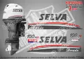 SELVA Ray Aruana Murena Pike Spearfish Piranha извънбордови двигател надписи, снимка 16