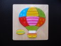 Дървен пъзел балон за най-малките играчка летящ хелий деца , снимка 1 - Игри и пъзели - 37158032