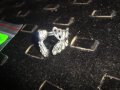 НЕЖЕН ПОСРЕБРЕН ПРЪСТЕН с КРИСТАЛИ 20792, снимка 6