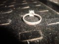 СРЕБЪРЕН НЕЖЕН АРТ ПРЪСТЕН СРЕБРО 925 с ФАСЕТИРАН ЦИРКОН 26218, снимка 7