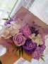 Кутия книга със сапунени цветя, снимка 1 - Подаръци за жени - 40305124