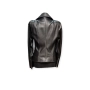 Черно телешко яке – естествена кожа, снимка 2