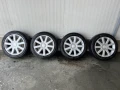 Оригинални Audi алуминиеви джанти 17" с летни гуми 225/50 R17, снимка 1