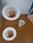 Порцеланови чинии и чаши с лика на Папа Йоан Павел втори , снимка 3