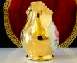 Каничка баварски порцелан,чисто злато,роза,барок. , снимка 2