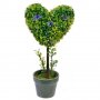 Изкуствен бонсай Сърце, 25 см, снимка 1 - Изкуствени цветя - 35590816