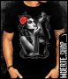Черна тениска с щампа LA MUERTE BONITA BLACK, снимка 1 - Тениски - 42671459