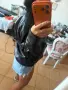 кожено бомбър яке Нов zara, снимка 6