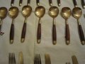 Прибори за хранене -ДЪРВО И БЛАГОРОДНА СТОМАНА -  СТАРИННИ, снимка 3