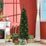 Изкуствена коледна елха HOMCOM, тънка шишарка, снимка 3