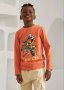 Блуза MacKays в готин цвят и апликация 🏍, снимка 1 - Детски Блузи и туники - 42765822
