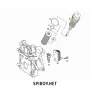 Капачка корпус маслен филтър Mercedes OM611 OM612 OM646 OM647 200 220 270CDI, снимка 3