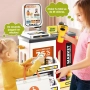 Детски супермаркет със скенер и касов апарат, със светлини и звуци, магазин , снимка 2