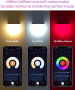 LUTW Интелигентна електрическа LED крушка, E27 с промяна на цвета,съвм. Amazon Alexa,Google Home, 9W, снимка 6