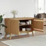 vidaXL Сайдборд OLDEN, кафяв, 114x43x73,5 см, бор масив, снимка 4