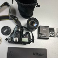 Nikon D7200+ Обектив + зарядно , снимка 1 - Друга електроника - 42473364