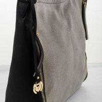 Дамска чанта в черно и сиво марка Giorgio di Mare , снимка 3 - Чанти - 38436985