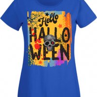 Дамска тениска Halloween 09,Halloween,Хелоуин,Празник,Забавление,Изненада,Обичаи,, снимка 4 - Тениски - 38146613