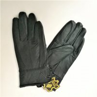 Дамски кожени ръкавици с тънка подплата, снимка 2 - Ръкавици - 34942526
