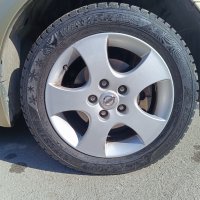 Продавам комплект Зимни гуми с джанти за Нисан Примера Р12 , снимка 6 - Гуми и джанти - 44430791