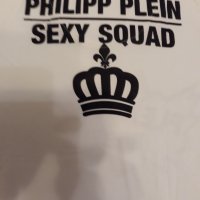 PHILIPP PLEIN бяла тениска маркова оригинална с надписи и камъни, много хубава стегната лукс материя, снимка 14 - Тениски - 37476757