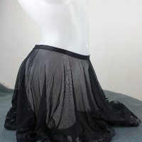 Lee Kleimann M/L прозрачна еротична тюлена пола с две сатенени панделки отпред, снимка 11 - Бельо - 42067717